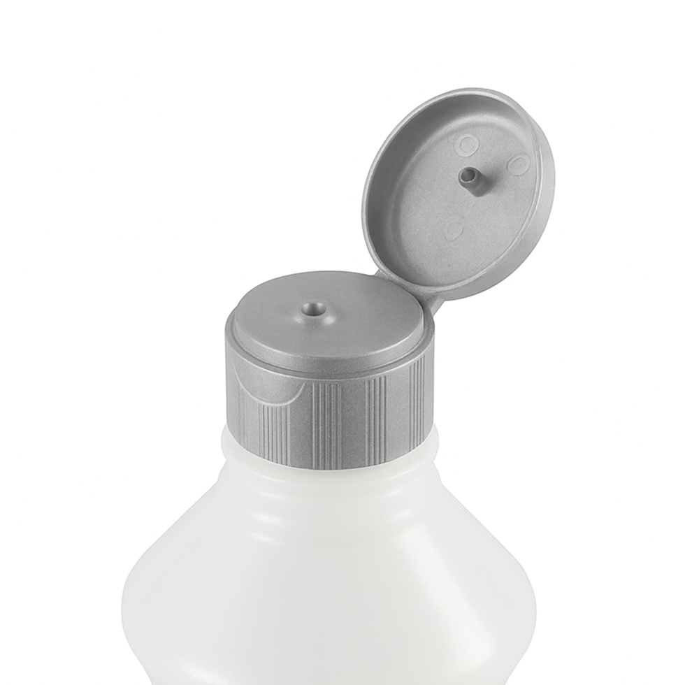 Колпачок резьбовой “Флип-топ 28 ПЭТ“ (для пищевой продукции) серый